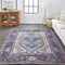 Feizy Home Collection 7.75' x 9.75' Blue Oriential Rectangular Area Throw Rug